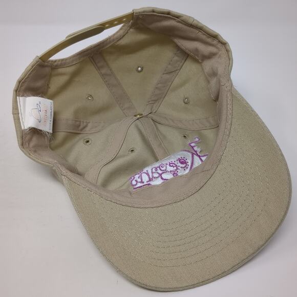 Keegan's Challenge Snapback Hat Beige One Size Embroidered Otto Cap - Picture 7 of 10